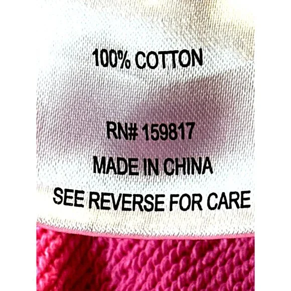 Altard State Medium Pink Cropped Sweatshirt Crochet Puff Sleeve Boho Top Girly - Picture 7 of 9